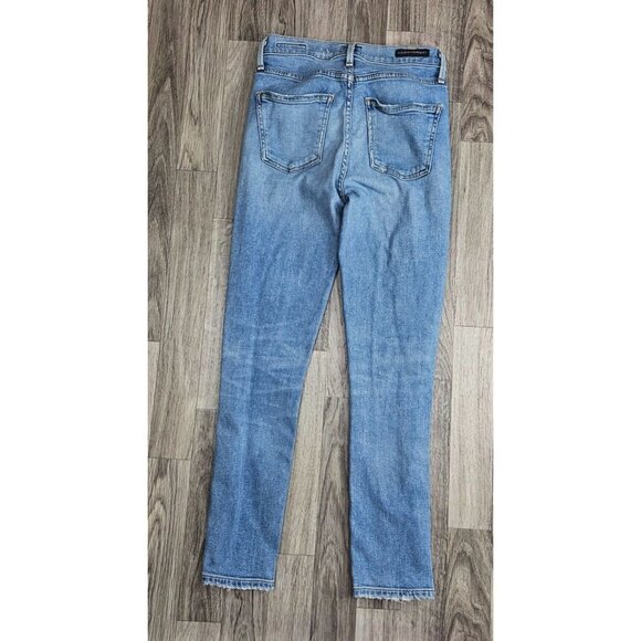 Citizens Of Humanity Women Size 23 Rocket Crop High Rise Skinny Distressed Jeans - Picture 2 of 15